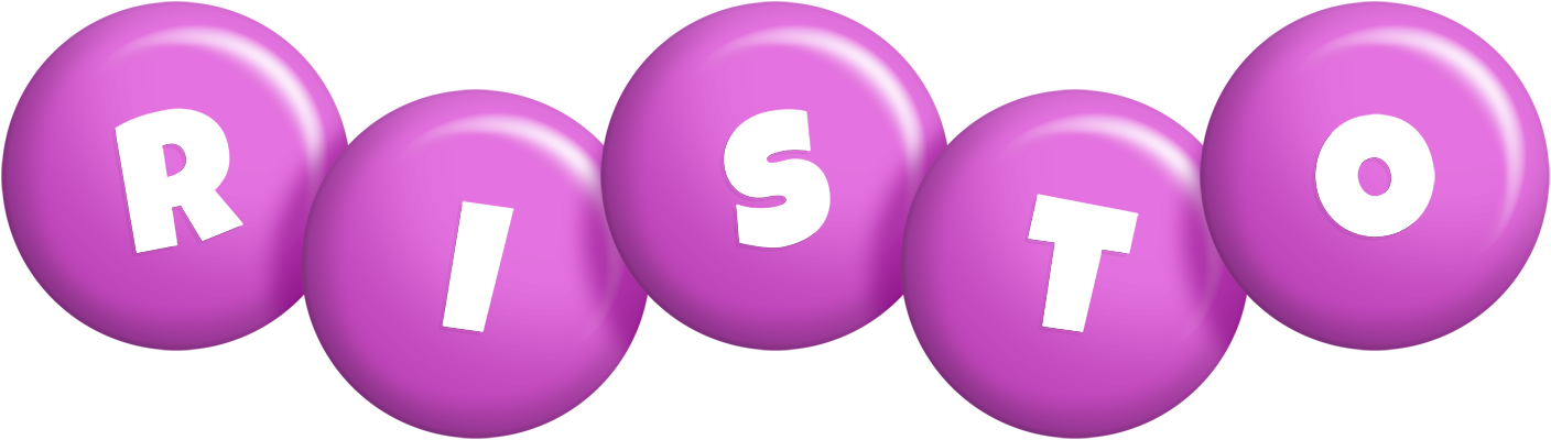Risto candy-purple logo