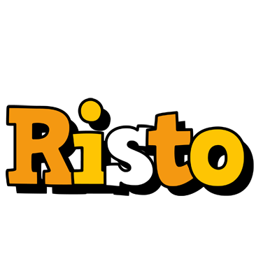 Risto cartoon logo