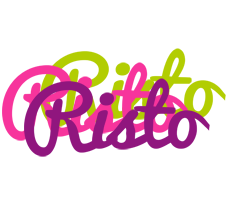 Risto flowers logo