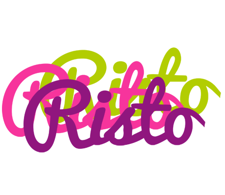 Risto flowers logo