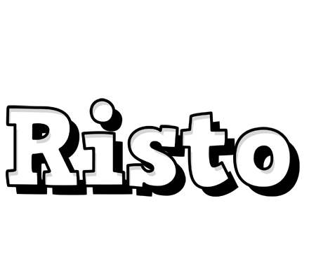 Risto snowing logo