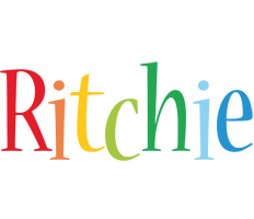 Ritchie birthday logo