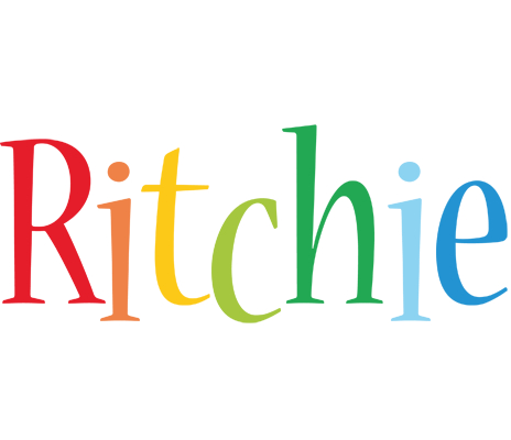 Ritchie birthday logo