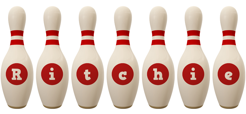 Ritchie bowling-pin logo
