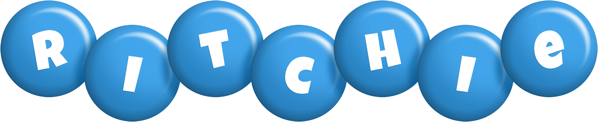Ritchie candy-blue logo
