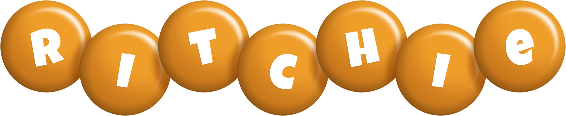 Ritchie candy-orange logo