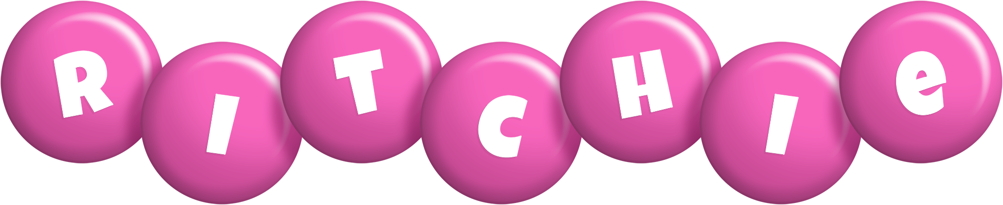 Ritchie candy-pink logo