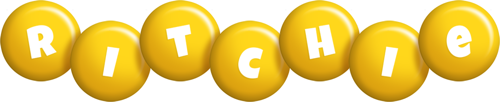 Ritchie candy-yellow logo