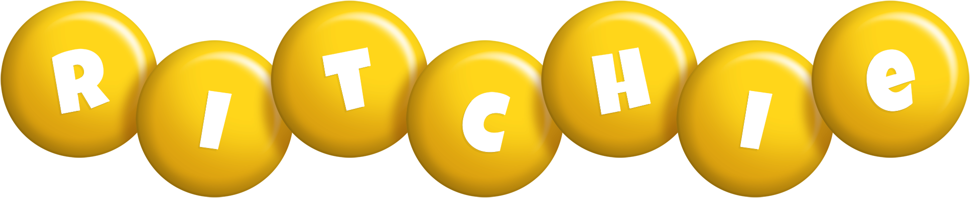 Ritchie candy-yellow logo