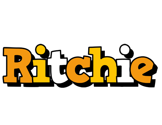 Ritchie cartoon logo