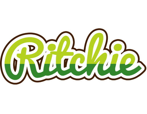 Ritchie golfing logo