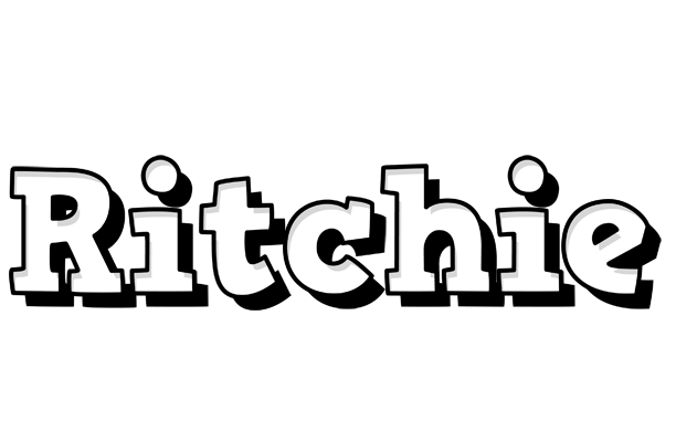 Ritchie snowing logo