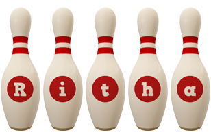 Ritha bowling-pin logo