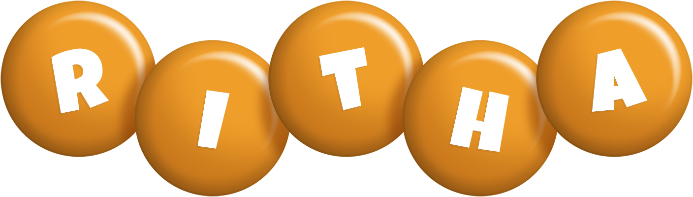 Ritha candy-orange logo