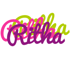 Ritha flowers logo