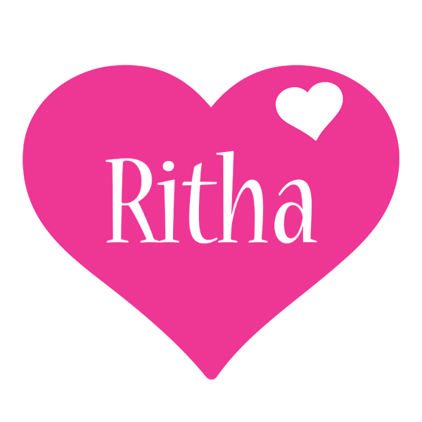 Ritha love-heart logo