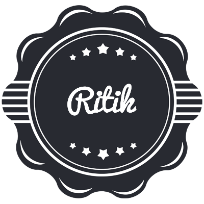 Ritik badge logo