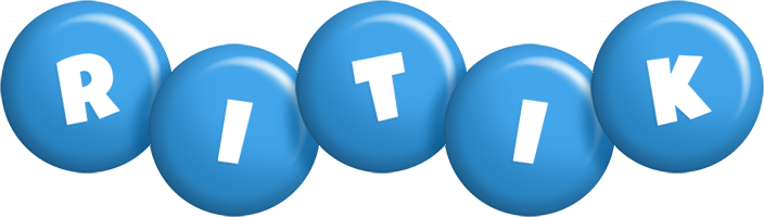 Ritik candy-blue logo