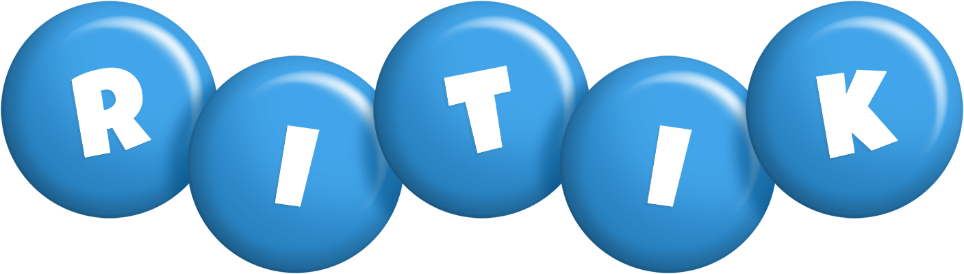 Ritik candy-blue logo