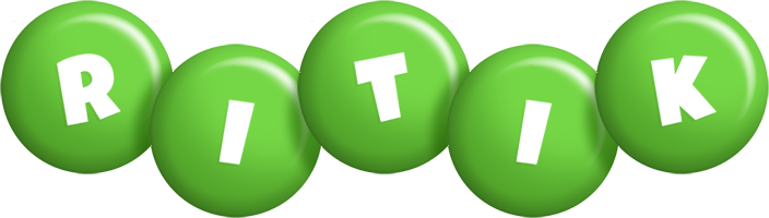 Ritik candy-green logo