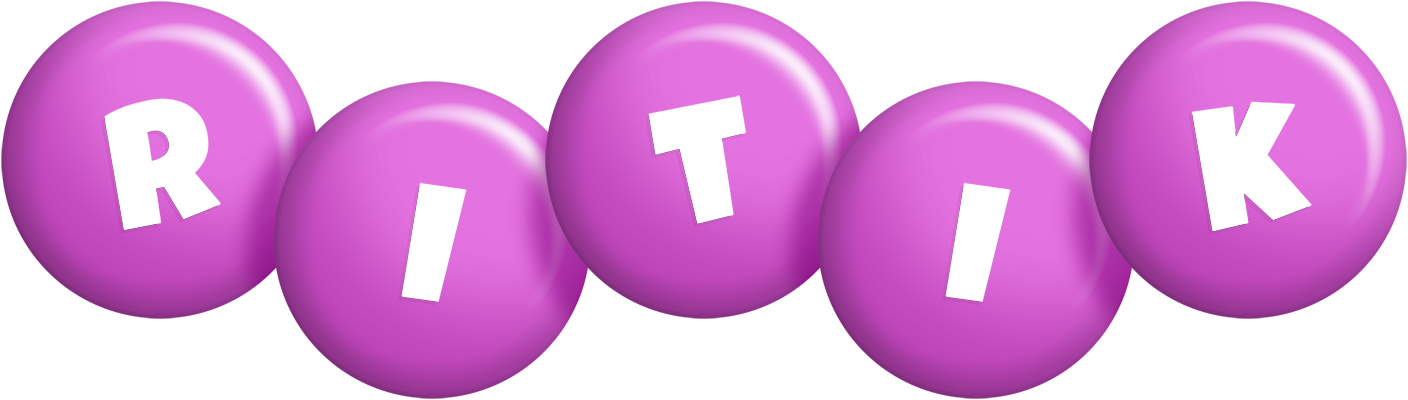 Ritik candy-purple logo