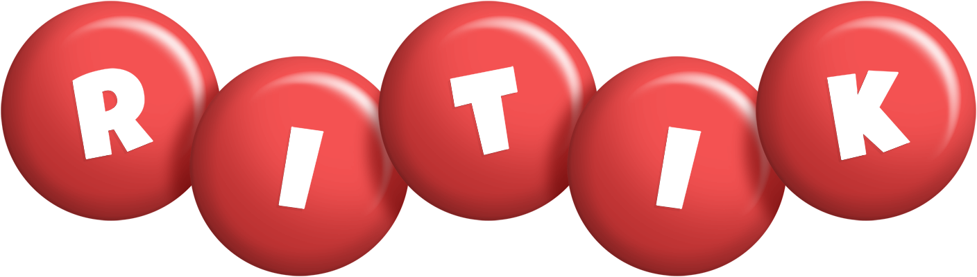 Ritik candy-red logo
