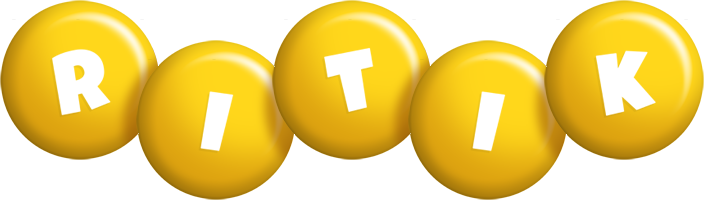 Ritik candy-yellow logo