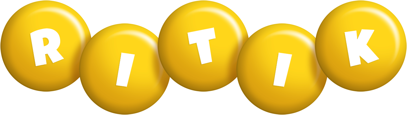 Ritik candy-yellow logo