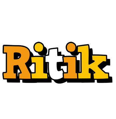 Ritik cartoon logo