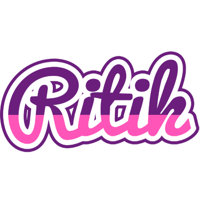Ritik cheerful logo