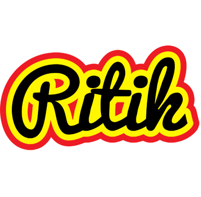 Ritik flaming logo