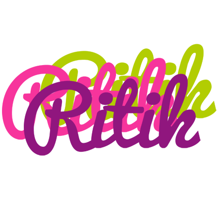 Ritik flowers logo