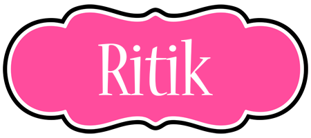 Ritik invitation logo