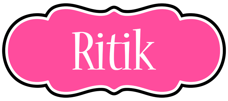 Ritik invitation logo