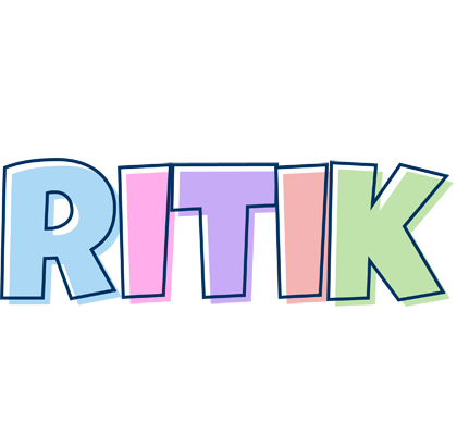 Ritik pastel logo
