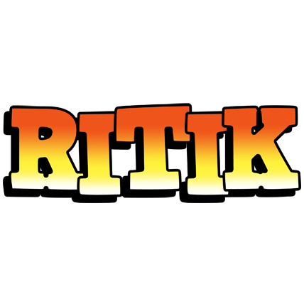 Ritik sunset logo