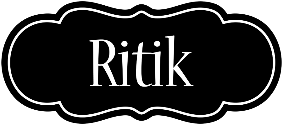 Ritik welcome logo
