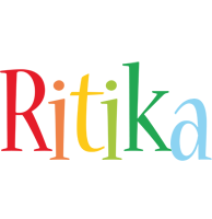 Ritika birthday logo