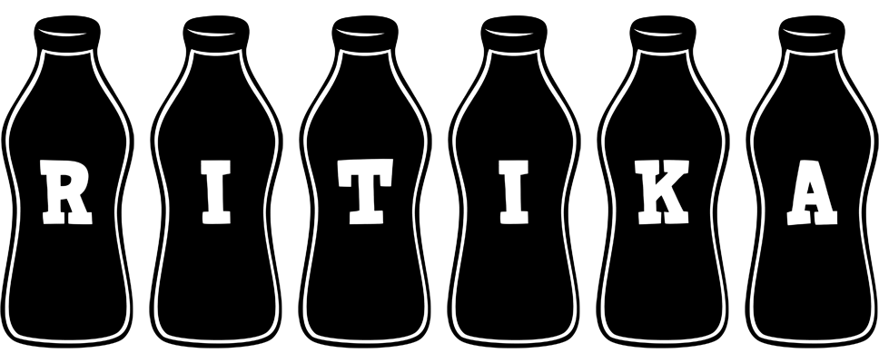 Ritika bottle logo