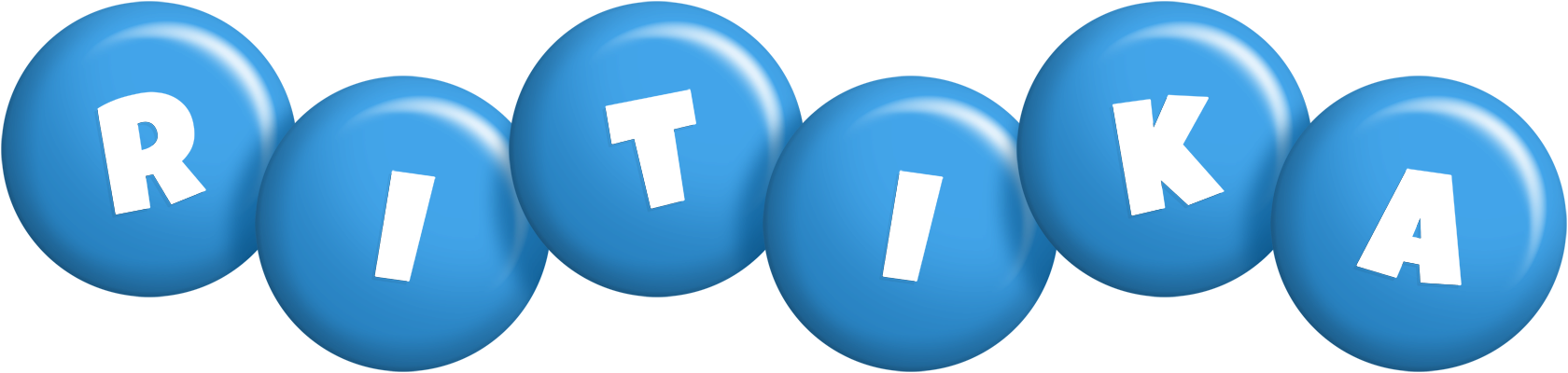 Ritika candy-blue logo
