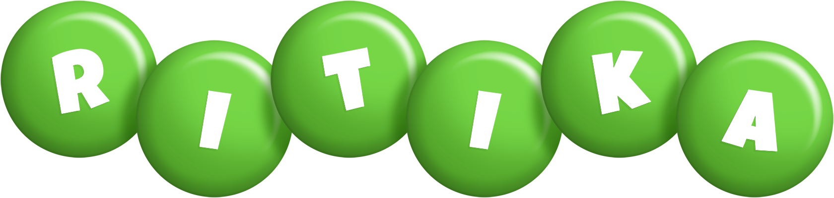 Ritika candy-green logo