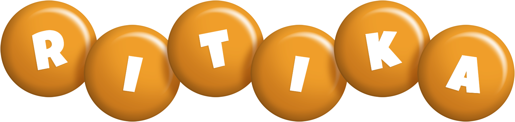 Ritika candy-orange logo