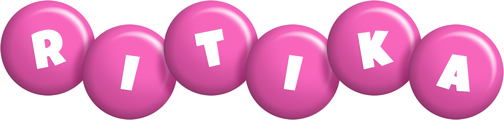 Ritika candy-pink logo