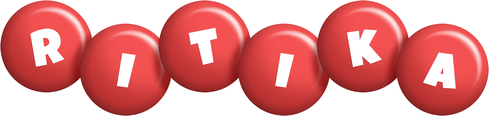 Ritika candy-red logo
