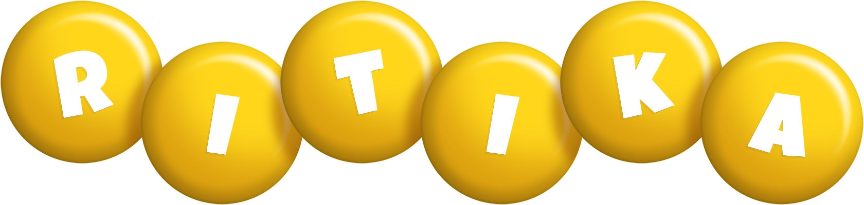 Ritika candy-yellow logo