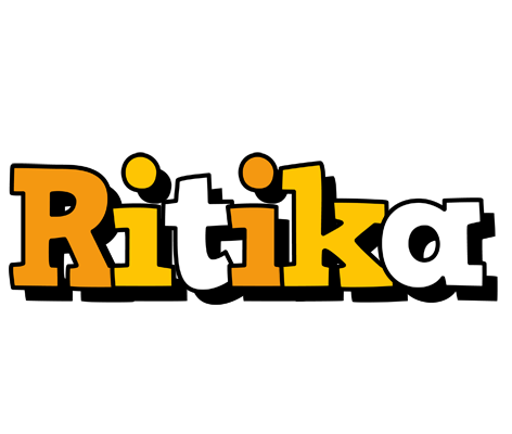 Ritika cartoon logo