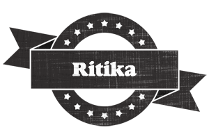 Ritika grunge logo