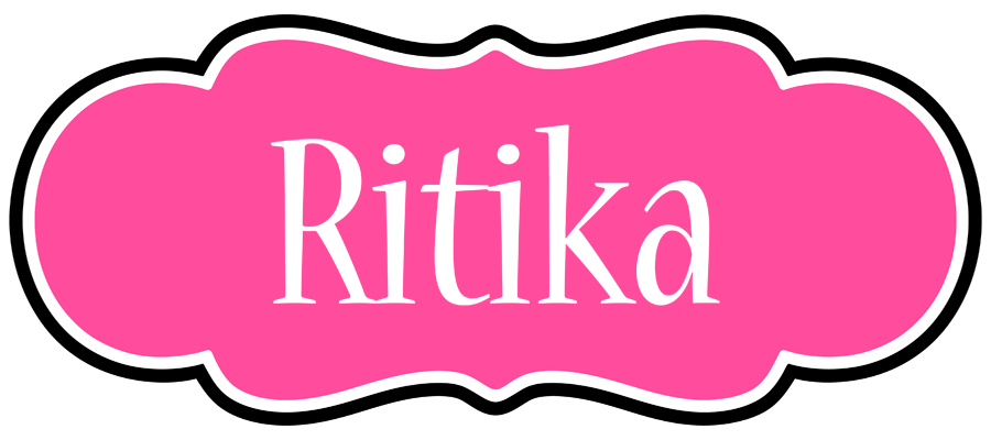 Ritika invitation logo