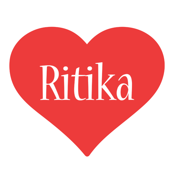 Ritika love logo