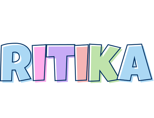 Ritika pastel logo